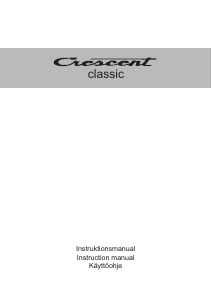 Käyttöohje Crescent Classic Lastenrattaat