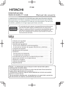 Manual de uso Hitachi CP-TW3506 Proyector
