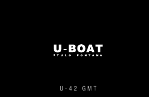 Bruksanvisning U-Boat 8095 U-42 50 Gmt Armbandsur