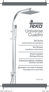 Handleiding Teka Universe Cuadro Douchekop