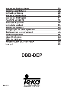 Manual de uso Teka DBB 60 Campana extractora