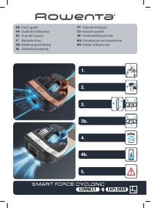 Manuale Rowenta RR8024WH Aspirapolvere