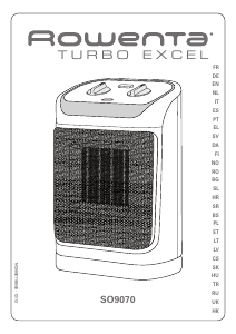 Наръчник Rowenta SO9070F2 Turbo Excel Нагревател