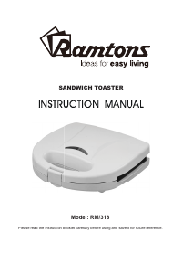 Manual Ramtons RM/318 Contact Grill