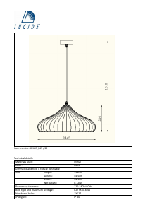 Kasutusjuhend Lucide 02403/45/30 Vinti Lamp