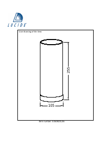 Bruksanvisning Lucide 03508/01/36 Tubi Lampa