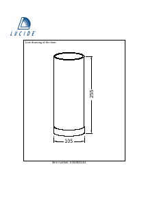 Посібник Lucide 03508/01/41 Tubi Лампа