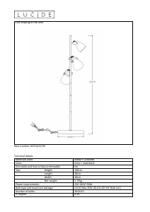 Instrukcja Lucide 05710/15/30 Concri led Lampa