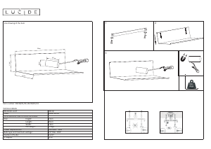 説明書 Lucide 06218/01/31 Sebo ランプ