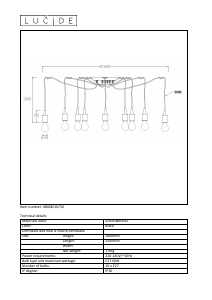 Kasutusjuhend Lucide 08408/10/30 Fix multiple Lamp