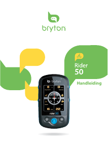 Handleiding Bryton Rider 50 Fietscomputer