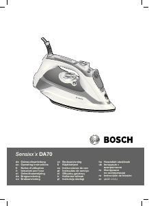 Bruksanvisning Bosch TDA702421E Sensixx Strykejern