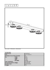 Bruksanvisning Lucide 09920/40/31 Nenad ar111 Lampa