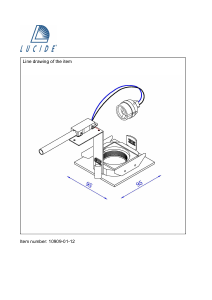 Mode d’emploi Lucide 10909/01/12 Eas Lampe