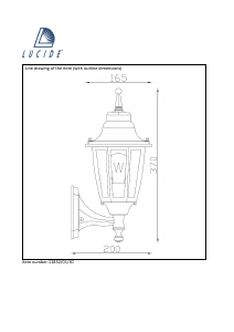 Посібник Lucide 11832/01/30 Tireno Лампа