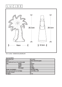 Handleiding Lucide 13523/01/33 Palm Lamp