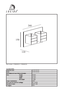 Manual Lucide 17282/02/12 Bok Lamp