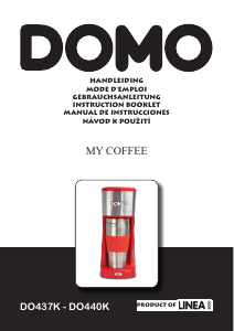 Manual Domo DO437K Coffee Machine