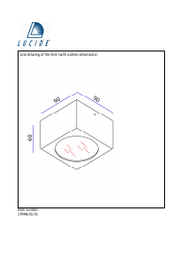 Kasutusjuhend Lucide 17996/01/31 Lily Lamp