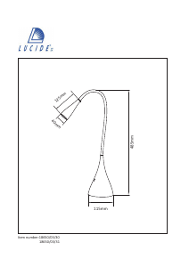 Használati útmutató Lucide 18650/03/30 Zozy Lámpa