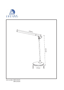 Kasutusjuhend Lucide 18651/04/36 Elmo Lamp