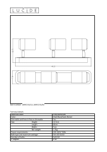 Handleiding Lucide 26957/15/12 Lennert Lamp