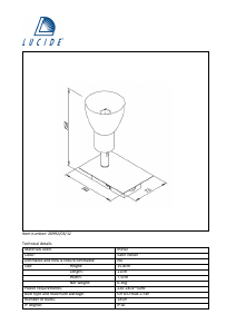 Hướng dẫn sử dụng Lucide 26992/03/12 Kolla led Đèn