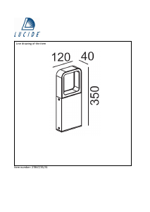 Bruksanvisning Lucide 27867/35/31 Trywo Lampa