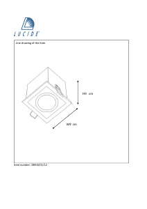 Manual Lucide 28900/01/12 Chimney Lampă