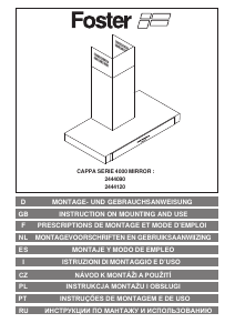 Instrukcja Foster S4000 Mirror 120 Okap kuchenny