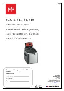 Handleiding Frifri Eco 6 Friteuse