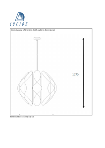 説明書 Lucide 34408/40/38 Tanti ランプ