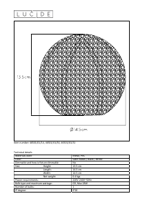 Hướng dẫn sử dụng Lucide 46501/01/14 Paolo Đèn