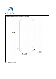 Bruksanvisning Lucide 71529/01/32 Colour Lampa