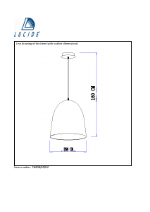 Käyttöohje Lucide 76459/50/02 Calais Lamppu