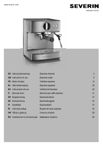 Manual Severin KA 5990 Espresso Machine