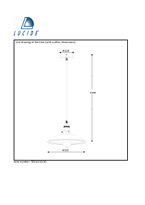 Kasutusjuhend Lucide 78310/32/30 Bistro Lamp