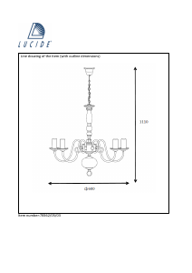 Brugsanvisning Lucide 78362/05/03 Barrocco Lampe