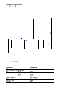 Εγχειρίδιο Lucide 78388/03/30 Julot Λαμπτήρας