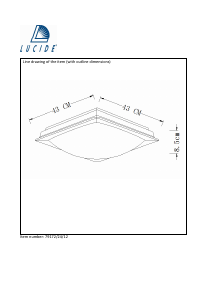 Bruksanvisning Lucide 79172/24/12 Gently Lampa