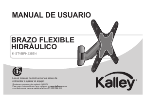 Manual de uso Kalley K-STVBFH2355 Soporte de pared