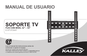 Manual de uso Kalley K-STVF2647 Soporte de pared