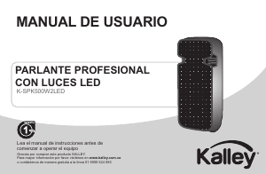 Manual de uso Kalley K-SPK500W2LED Altavoz