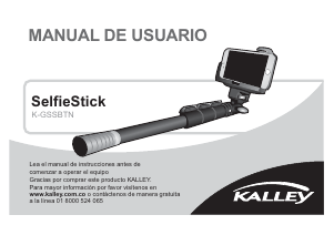 Manual de uso Kalley K-GSSBTN Palo selfie