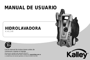 Manual de uso Kalley K-HL14R Limpiadora de alta presión
