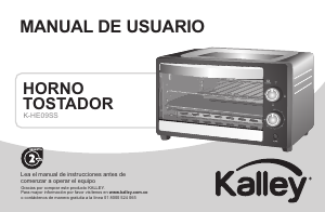 Manual de uso Kalley K-HE09SS Horno