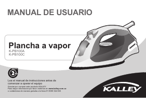 Manual de uso Kalley K-PB100C Plancha