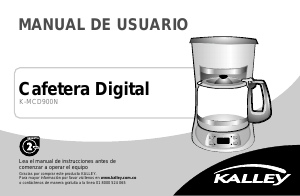 Manual de uso Kalley K-MCD900N Máquina de café