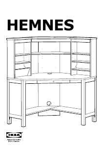 Bruksanvisning IKEA HEMNES (corner) Skrivbord
