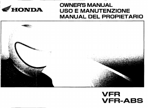 Handleiding Honda VFR800 (2004) Motor